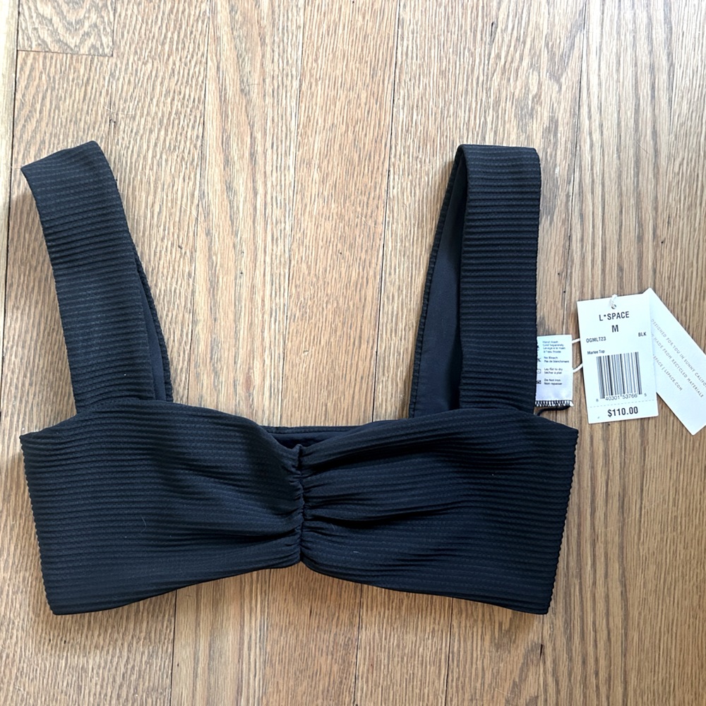 L Space Marlee Ribbed Bikini Top